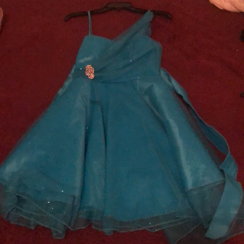 Glittery evening dress